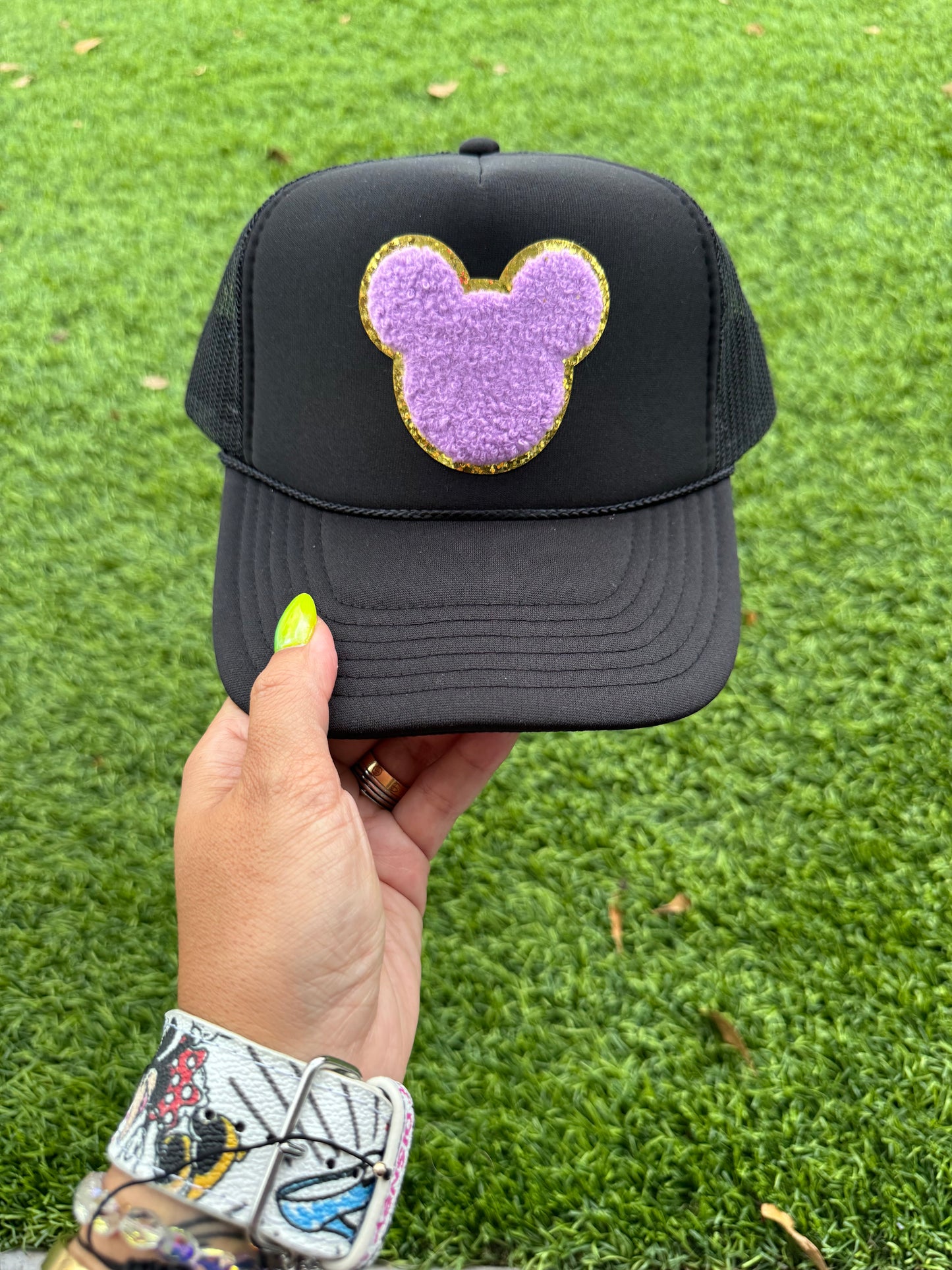 Disney inspired Chenille Patch Trucker