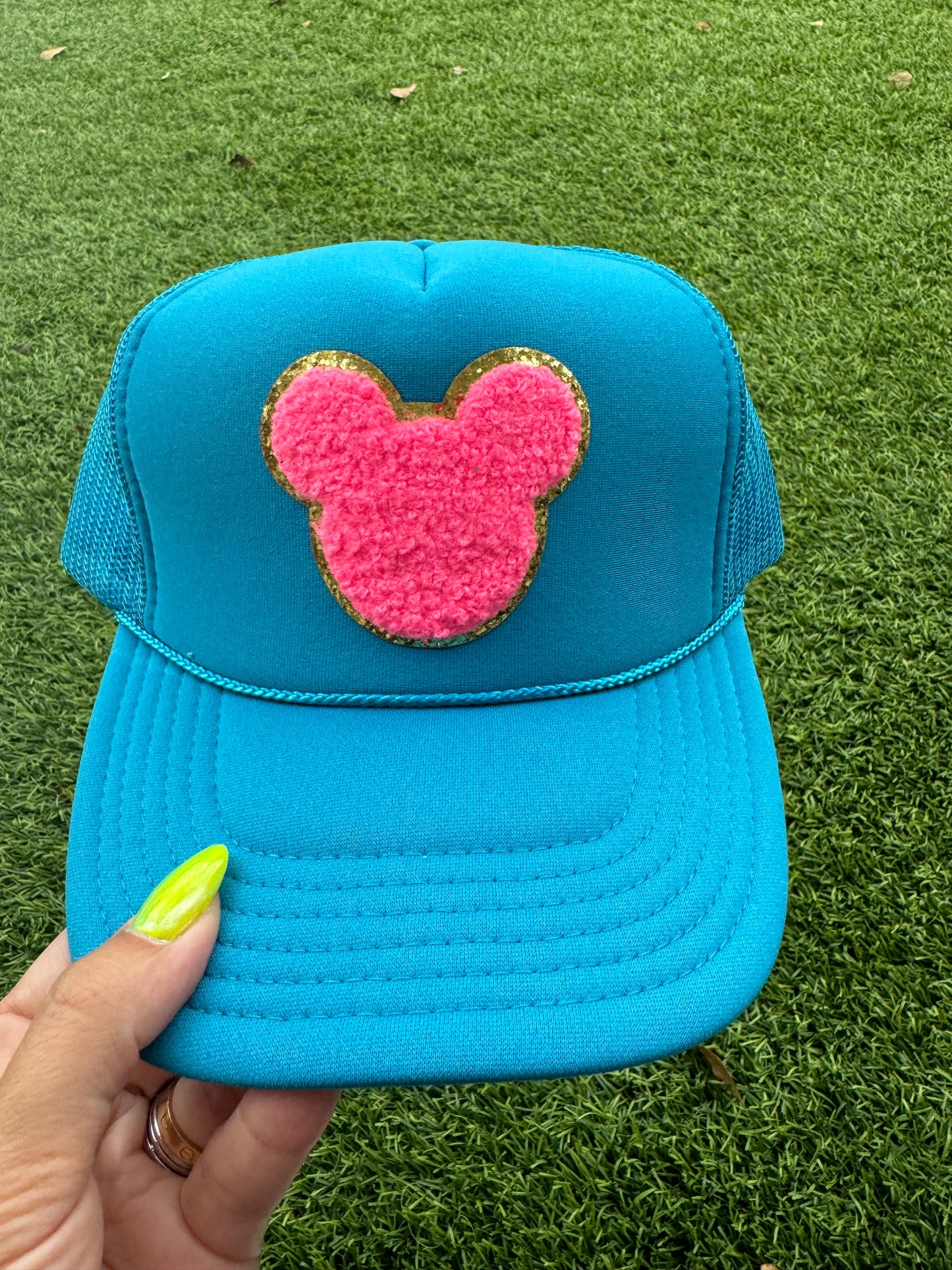 Disney inspired Chenille Patch Trucker
