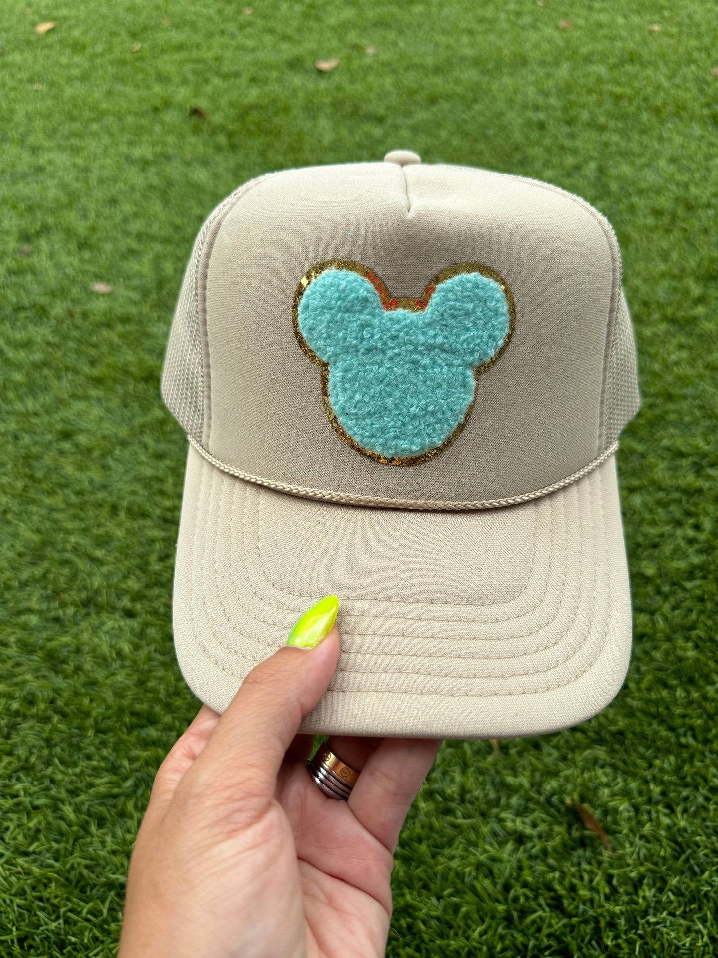 Disney inspired Chenille Patch Trucker