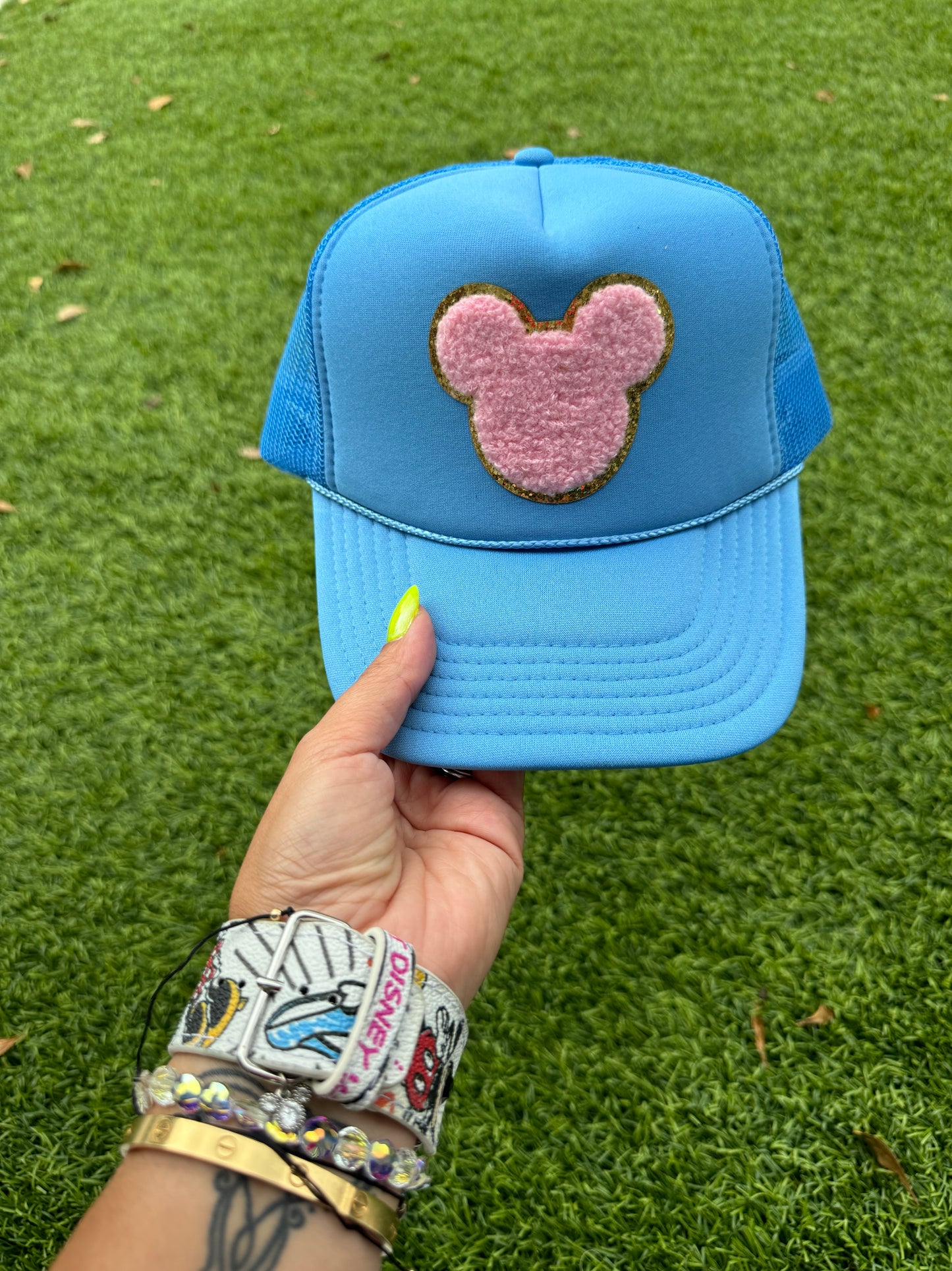 Disney inspired Chenille Patch Trucker